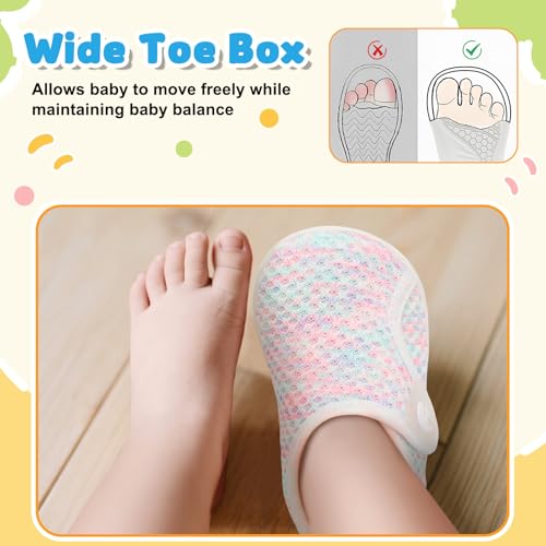 FEETCITY Baby Sneakers Boys Girls Slip On Shoes First Walking Crib Shoes2