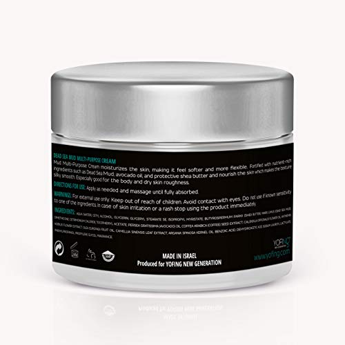 Crema Multiusos de Barro del Mar Muerto 4 en 1 Enriquecida con Minerales del Mar Muerto, Aceite de Argán, Manteca de… - Imagen 3