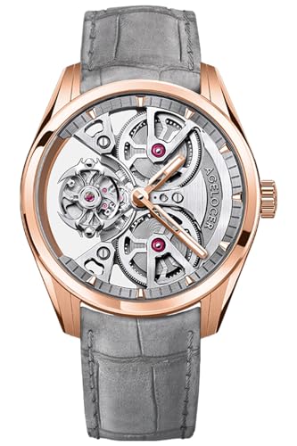 Agelocer Reloj Mecánico Tourbillon para Hombre, R