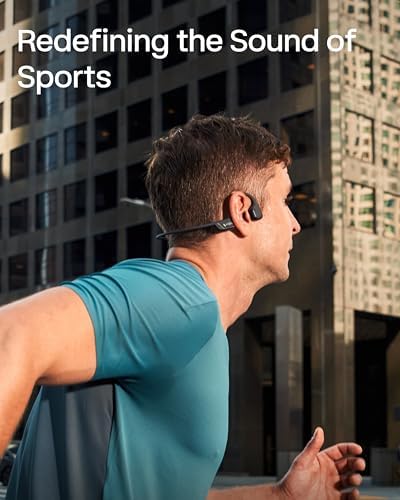 SHOKZ New OpenRun Pro 2- Bone Conduction Headphones, Open-Ear Bluetooth Wireless Sport Earphones for Running, Workouts - Sweat Resistant, Secure Comfortable Fit -Deep Bass, Smart Mic, Reflective Strip — view 3