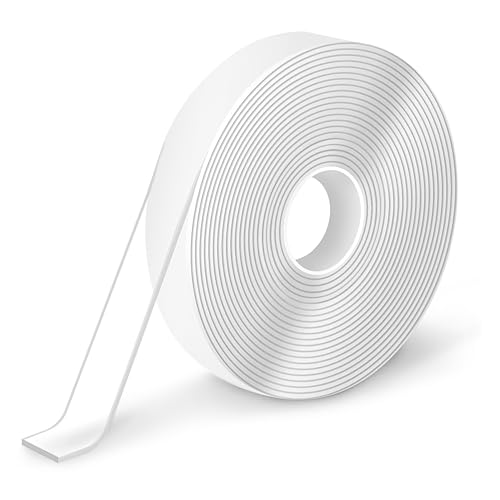 Tapesky Double Sided Tape Heavy Duty, Removable Clear Mounting Tape with Strong Adhesive...