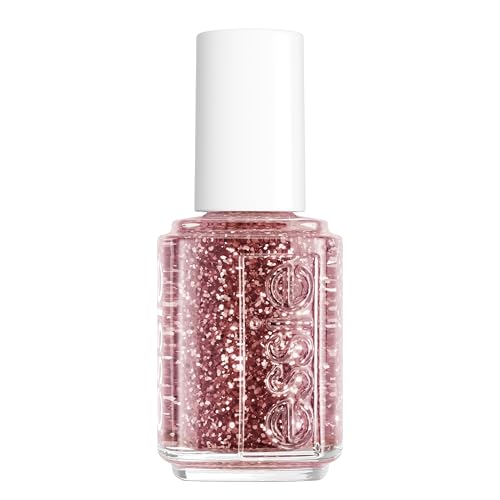 Essie Glitzernagellack für schillernde Fingernägel, Nr. 275 a cut above, Glitzer/Rosa, 13,5 ml