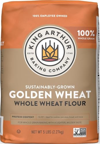 King Arthur, White Whole Wheat Flour, 100% Whole Grain, Non-GMO P...