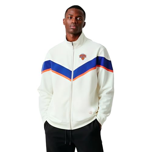 Image of GAME 7 NBA mens X Nba Men's Officially Licensed Long Sleeve Neoprene Zip Up Sweatshirt