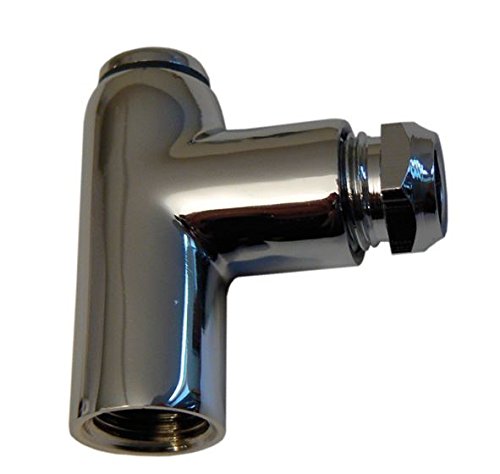 8mm x 2" Chrome Gas Restrictor Elbow