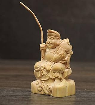 Amazon｜柘植木彫り 仏様 木彫 彫刻工芸品 手芸品 収蔵品 装飾品 仏像