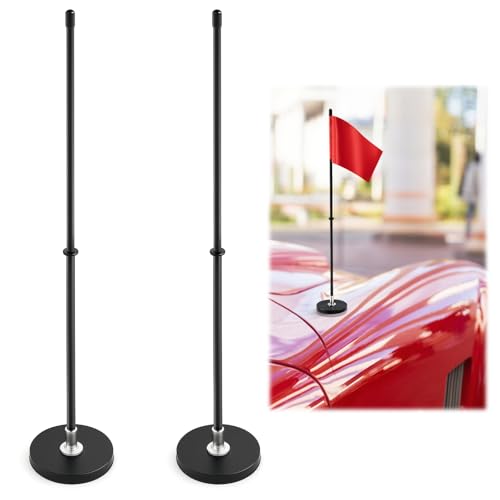 Support de drapeau magnetique voiture resistant aux vibrations