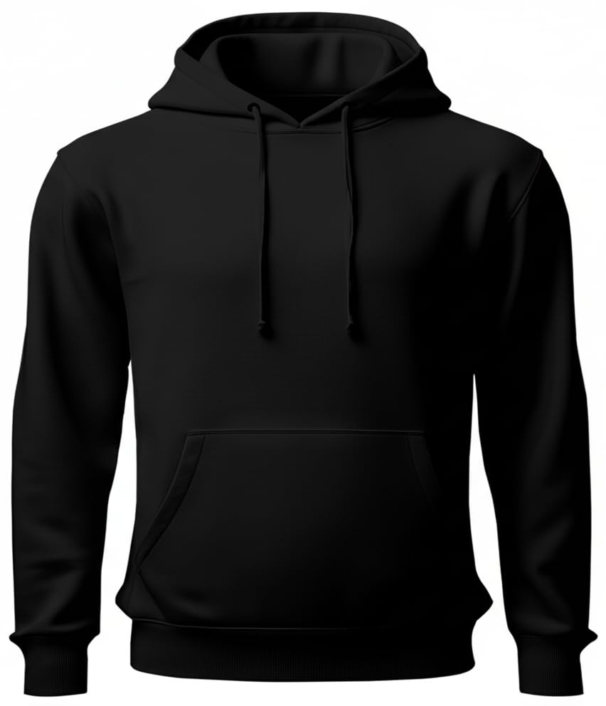 Unisex Fashion Hoodie - Hooded Pullover with Drawcords & Front Pockets, Fleece Hoodie Sweatshirt for Men and Women