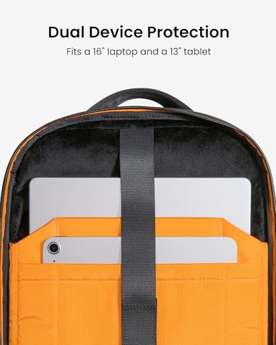 Image of tomtoc Laptop Backpack 26L X-Pac, Large Business Work Bag Fits 15.6-16 Inch Laptop, Water-Resistant Durable Computer Travel Backpack for Business Trip, Weekend Getaway
