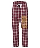 boxercraft NCAA Women's Arizona State Sun Devils Haley Flannel Pant, Heritage Maroon Plaid, M