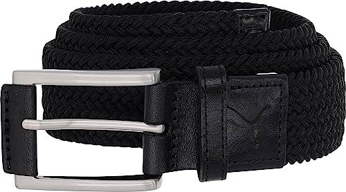 PUMA Golf 2022 Men's Jackpot Braided Belt (Men's, Black- Black, Large-X-Large)