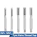Industrial Drill Bits 1pcs Tyre Valve Thread Tap 5V1 5V2 8V1 8V2 10V1 Right Cutting Straight Fluted Taps Screw Thread Tap Hand Tools(8V1)