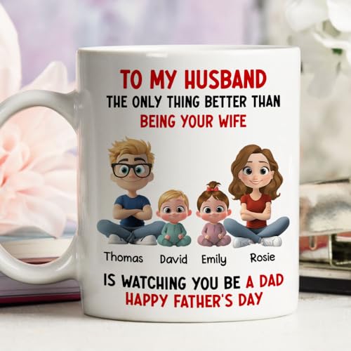 Taza personalizada para papá Wrappiness 11 oz miniatura 4