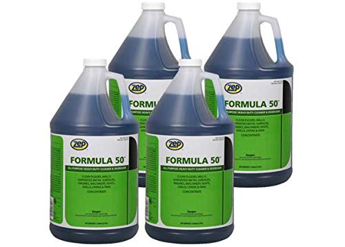 Zep Formula 50 Heavy -Duty Alkaline Cleaner 1 Gal 85924 (Case of 4) This Product is For Business Customers Only