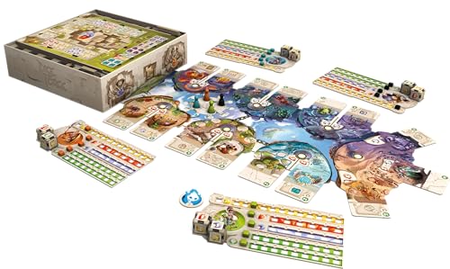 Asmodee Dice Forge Board Game - Customize Your Fate, Conquer the Gods, Dice Crafting Strategy Game, Fun Family Game for Kids & Adults, Ages 10+, 2-4 Players, 45 Minute Playtime