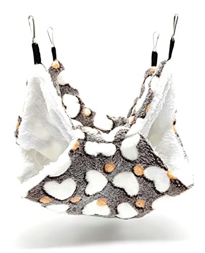 RatsLive® Hamac pour rongeurs, hamsters, chinchillas et écureuils 35 × 35 cm (Marron)