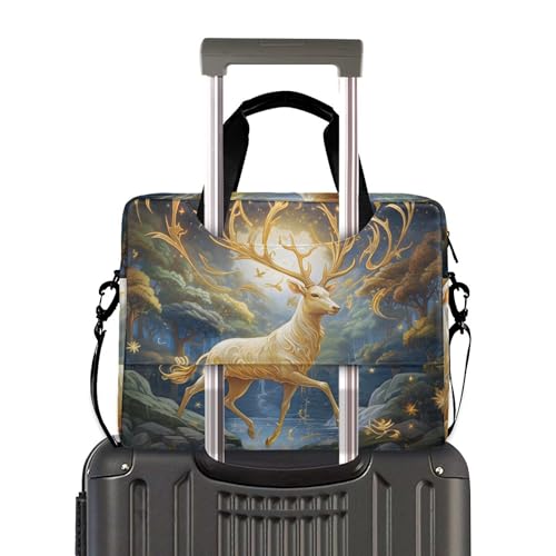 Bolsa maletín portátil para laptop ALAZA Golden Deer miniatura 3