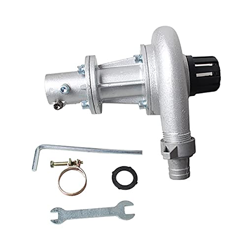BAIJAC Venta al por Menor, desbrozadora, cortadora de césped, Cabezal de Bomba de elevación de Agua, Piezas de Recortadora de aleación de Aluminio de 1 Pulgada, Kit de Herramientas de riego de jardín
