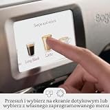 Sage Barista Touch - Ekspres do kawy od ziaren do filiżanki z automatycznym spieniaczem mleka, Czarna Trufla