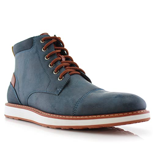 Image of Ferro Aldo Men's Chukka Sneaker Boot | Casual Cap Toe Ankle Boot Hybrid with Lightweight Sole |