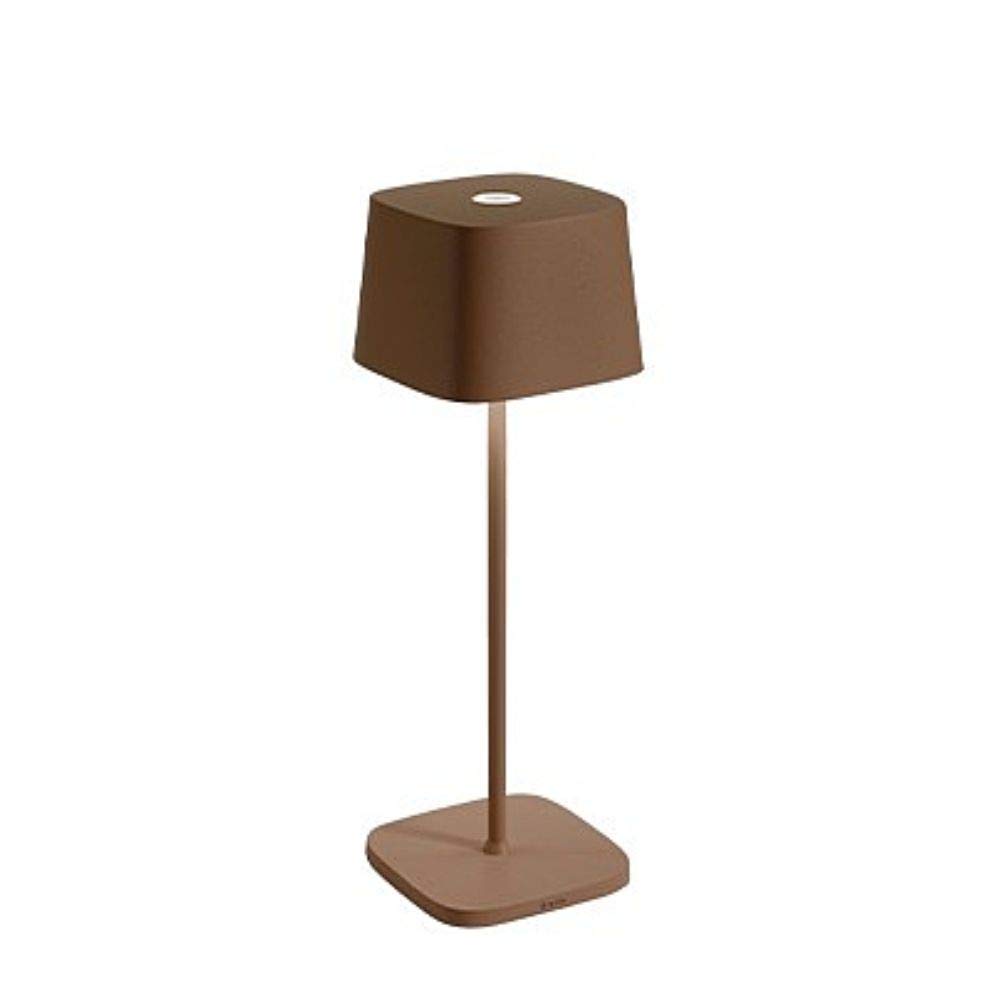 Zafferano Brown Lampes À Porter Ofelia Pro Table Lamp Corten