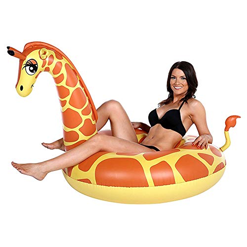Pool Float Inflatable Swim Ring, Inflatable Giraffe Swimming Ring, Pool Float, Swimming Pool Boat, Inflatable Raft Summer Swimming Pool Loungers For Adults And Child,120Cm #TOP5