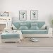 NSXBY Wodoodporny pokrowiec na sofę dla zwierząt domowych sofa kanapa pokrowiec antypoślizgowy ponadwymiarowy pokrowiec na sofę ochraniacz mebli - D 90 * 210 cm