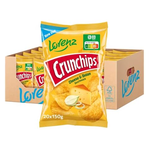 Lorenz Snack World Crunchips Cheese & Onion Cover