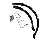 16 inch Deform Resistant Bike Full Cover Fender Bicycle Mudguard Set Front and Rear Fit for Folding...