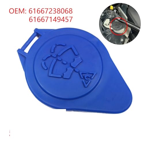 Tapón limpiaparabrisas 61667238068 azul para depósito de líquido de BMW F10 y F01
