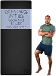 Tatago Extra Thick Yoga Mat Wide & XL-Our 10mm Extra Large Yoga Mat Thick Extra Wide And Long For Total Joint Cushioning. A Large Exercise Mat Thick And Perfect For Home Workout Pilates Or Studio.