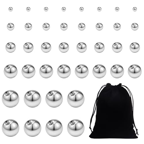 HDGSAFD Juego De Piercings De 40 Piezas, Bolsa De Almacenamiento, Bola...