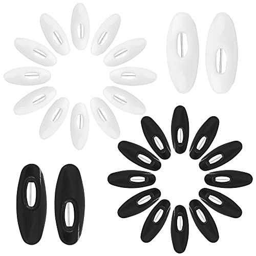 Trsnzul Hijab Nadeln 50 Stück Hijab Pins Schwarz-Weiß Sicherheitsnadeln Kunststoffabdeckung Sicherheitsnadeln Sicherheitsschließ Brosche Pin Hijab Clips für Schal-Dekoration Cover