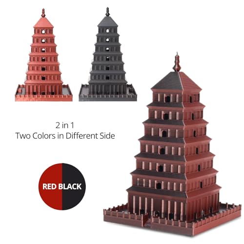 Image of Silk Dual Color Pla Filament, Silk PLA 3D Printer Filament 1.75mm, Shiny Silk Texture, Dimensional Accuracy + /- 0.02mm, 1KG Spool (2.2 lbs), PLA Silk Dual Color (Red Black)