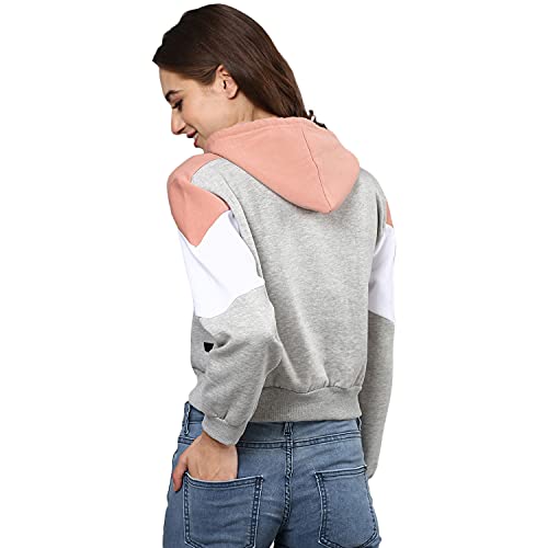 Image of Campus Sutra Cotton Women Crew Neck Sweatshirt