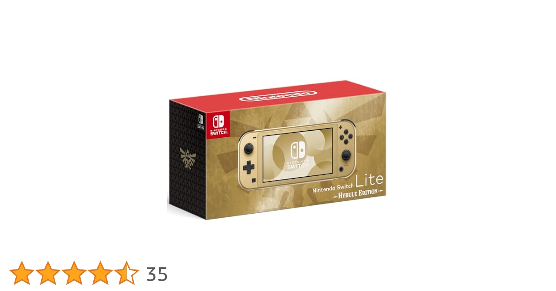 Nintendo Switch Lite [Hyrule Edition] + 1 Year Warranty By