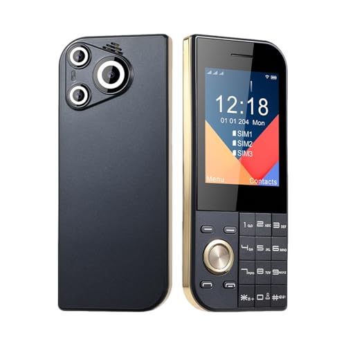 QrZrQ Téléphone Portable Senior Compact Écran 2.8