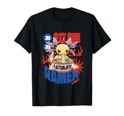 Estética Ramen Axolotl Camiseta