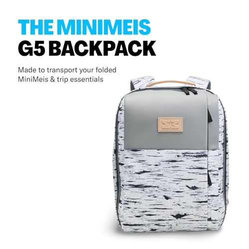 Image of MiniMeis HERO Backpack, Birch - 7.4 Gallon Capacity - Compatible with MiniMeis Child Shoulder Carrier & Stroller - Converts into Baby Seat