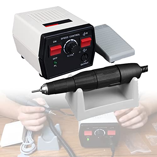 YBaoTuu Micromotor Handstück Poliergeräte, 50K RPM Handstück Poliergeräte, Mikromotor Gravurwerkzeug Mit Fußpedal Skulpturengriff Für Schmuck, Handwerkliches Schnitzen thumbnail
