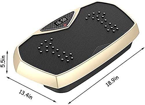 Image of Vibration Plate Exercise Machine - Whole Body Workout Vibration Fitness Platform w /Remote 120 Levels Home Training Equipment for Weight Loss Max Load 330lbs,N