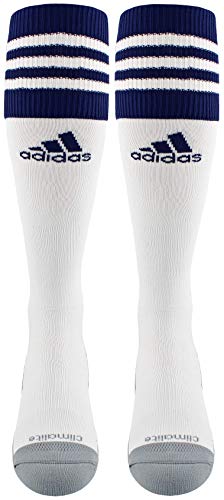 Adidas Unisex Copa Zone Cushion Ii Soccer Sock (1-Pair), White/New Navy, 13C-4Y #TOP1
