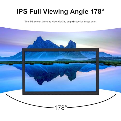 Image of VSDISPLAY 21.5'' 1920x1080 LCD Industrial Monitor with H /D /DVI /VGA Inputs | IPS Display,1000 Nits High Brightness,for Outdoor /Indoor /Industry