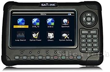 Satlink 6980 - Rilevatore satellitare DVB-S2 + DVB-C DVB-T2 Misuratore per