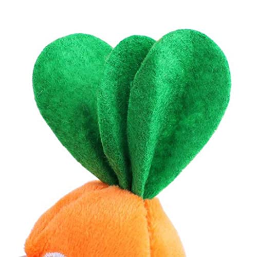 Puppy squeaky peluche giocattoli carino carota