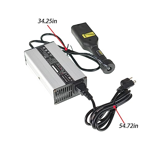 Image of 36V 5A Portable Golf Cart Battery Charger with D-Plug Replacement for EZGO TXT Medalist