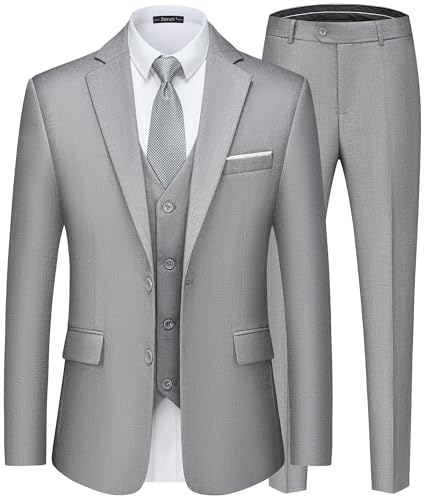 Saruit light grey 3-piece suit