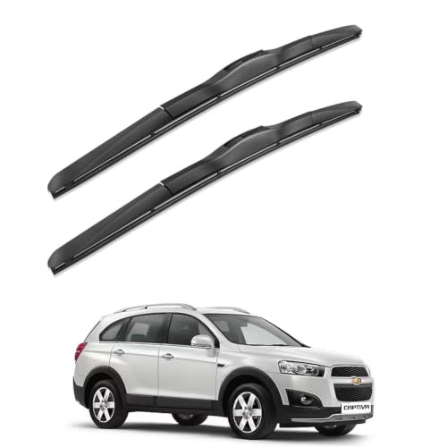 Image of Oshotto Frameless (O.E.M Type) Wiper Blades Compatible with Chevrolet Captiva (24 inch / 16 inch)