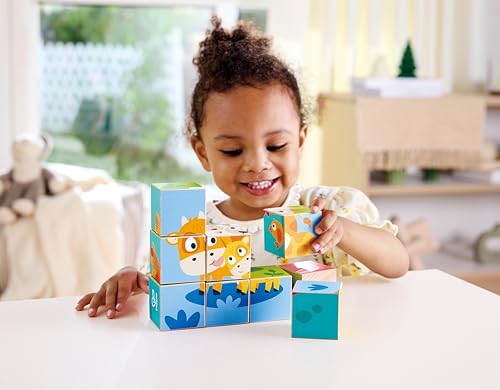 Image of Hape Farm Wooden Blocks Puzzle
