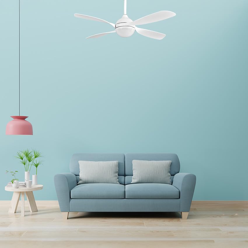 Ventilateur DC 30W avec éclairage 3250 lm télécommandé pour salon